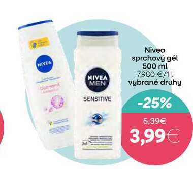 Nivea sprchový gél 500 ml 