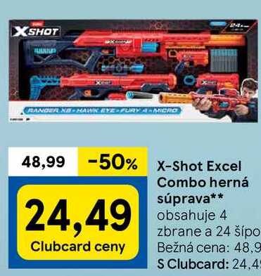 X-Shot Excel Combo herná súprava