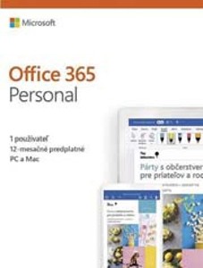 Kancelársky balík MICROSOFT OFFICE 365 Personal SK