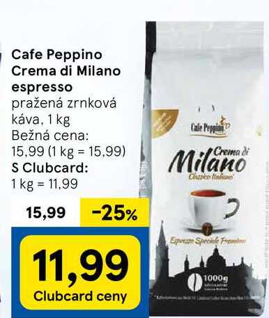 Cafe Peppino Crema di Milano espresso, 1 kg