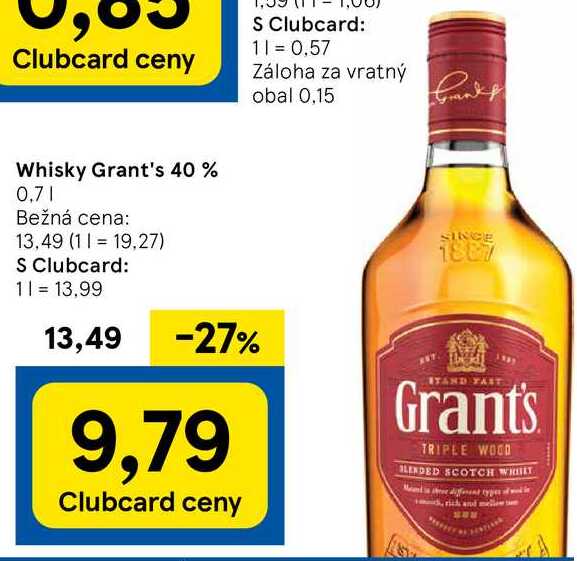 Whisky Grant's 40 %, 0,7 l