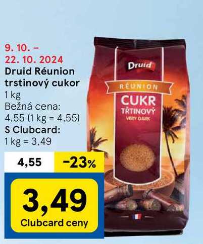 Druid Réunion trstinový cukor, 1 kg