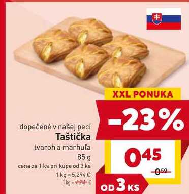 Taštička tvaroh a marhuľa 85 g 