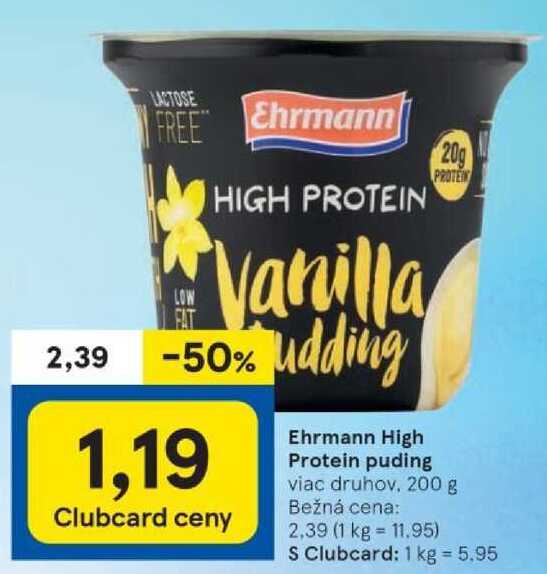 Ehrmann High Protein puding, 200 g