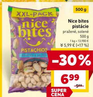 Nice bites pistácie pražené, solené 500 g