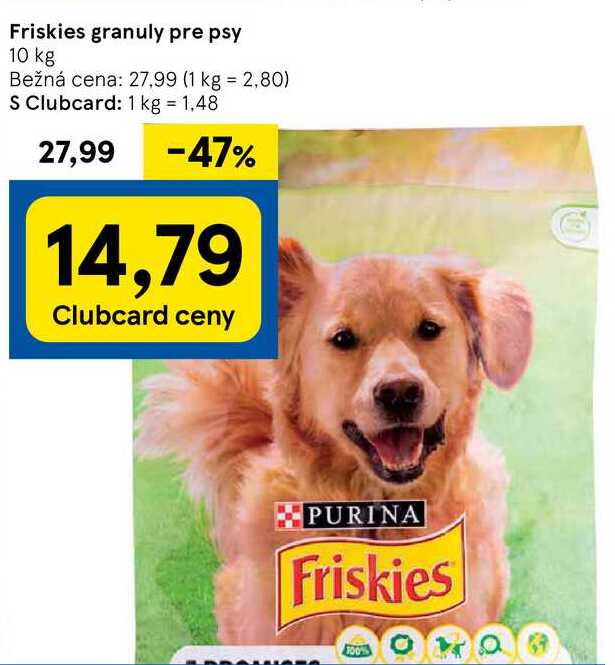 Friskies granuly pre psy, 10 kg