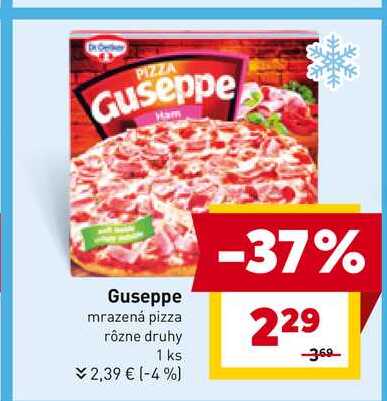 PIZZA Guseppe mrazená rôzne druhy 1 ks