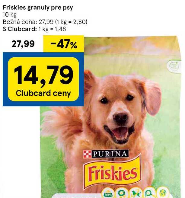 Friskies granuly pre psy, 10 kg 