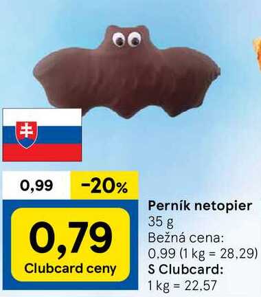 Perník netopier, 35 g 