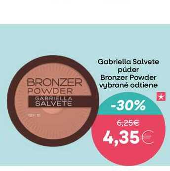 Gabriella Salvete púder Bronzer Powder vybrané odtiene 