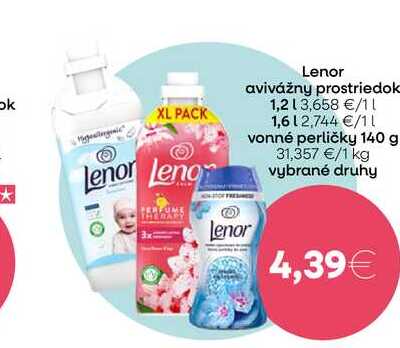 Lenor avivážny prostriedok 1,2 l