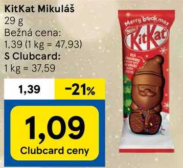 KitKat Mikuláš, 29 g 