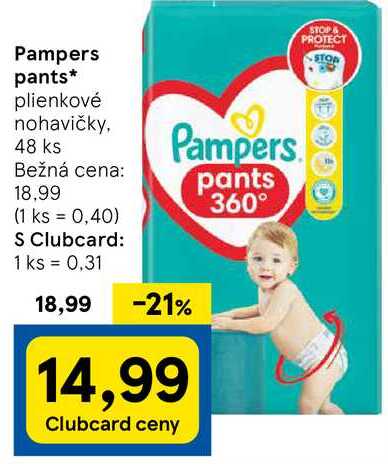 Pampers pants, 48 ks