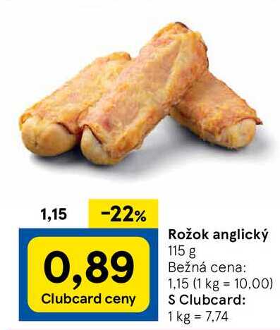 Rožok anglický, 115 g 