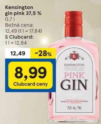 Kensington gin pink 37,5 %, 0,7 l v akcii