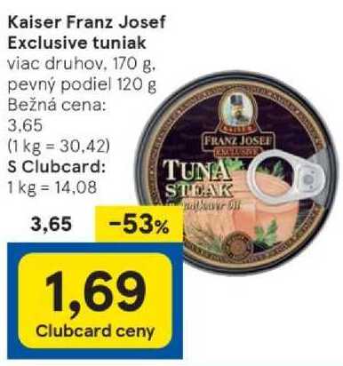 Kaiser Franz Josef Exclusive tuniak, 170 g