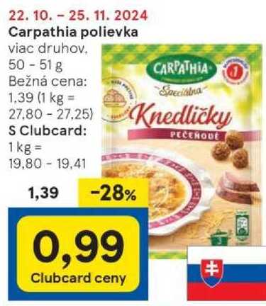 Carpathia polievka, 50-51 g