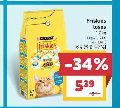 Friskies Losos 1,7 kg 