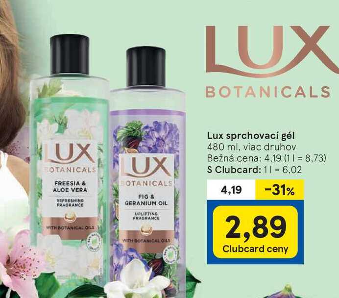 Lux sprchovací gél 480 ml, viac druhov