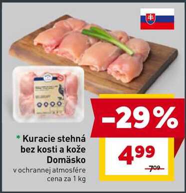 Kuracie stehná 1 kg bez kosti a kože