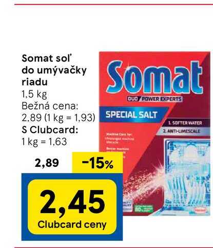 Somat sol' do umývačky riadu 1,5 kg