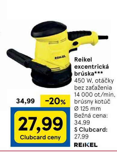 Reikel excentrická brúska 450 W