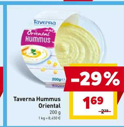 Taverna Hummus Oriental 200 g