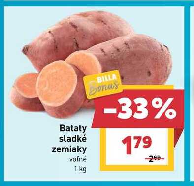 Bataty sladké zemiaky voľné 1 kg