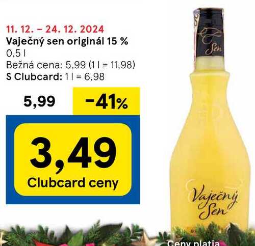 Vaječný sen originál 15%, 0,5 l