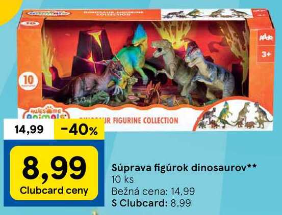 Súprava figúrok dinosaurov