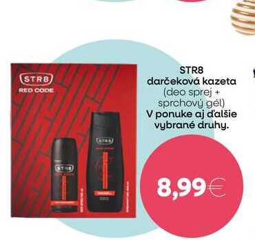 STR8 darčeková kazeta (deo sprej + sprchový gél)