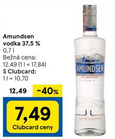 Amundsen vodka 37,5 %, 0,7 l