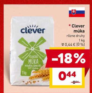 Clever múka rôzne druhy 1 kg