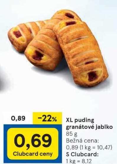 XL puding granátové jablko, 85 g 