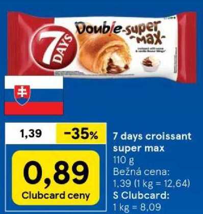 7 days croissant super max, 110 g 