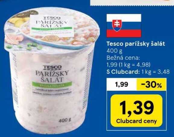 Tesco parížsky šalát, 400 g 