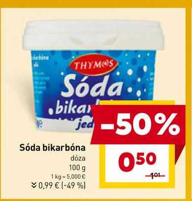 Sóda bikarbóna dóza 100 g