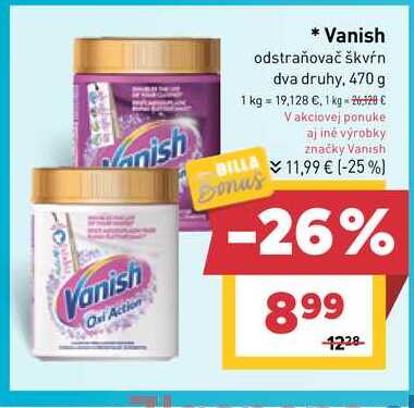 Vanish Oxi Action 470g