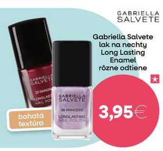 Gabriella Salvete lak na nechty Long Lasting Enamel rôzne odtiene 