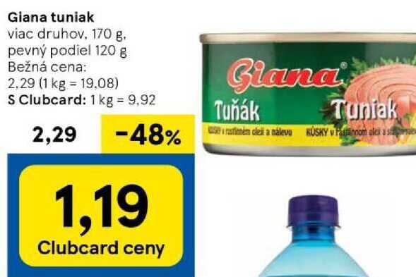 Giana tuniak, 170 g