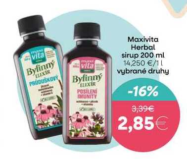 Maxivita Herbal sirup 200 ml 