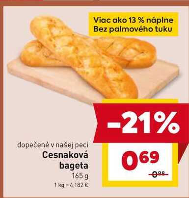 Cesnaková bageta 165 g 