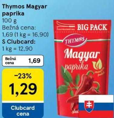 Thymos Magyar paprika, 100 g