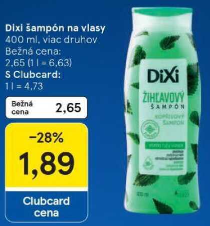 Dixi šampón na vlasy, 400 ml