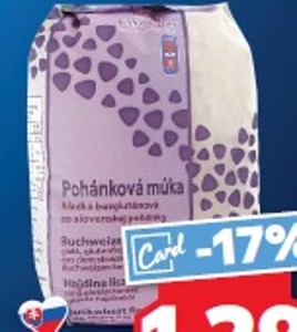 Pohánková múka hladká