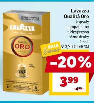 Lavazza Qualità Oro kapsuly kompatibilné s Nespresso rôzne druhy 1 bal. 