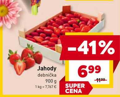 Jahody debnička 900 g