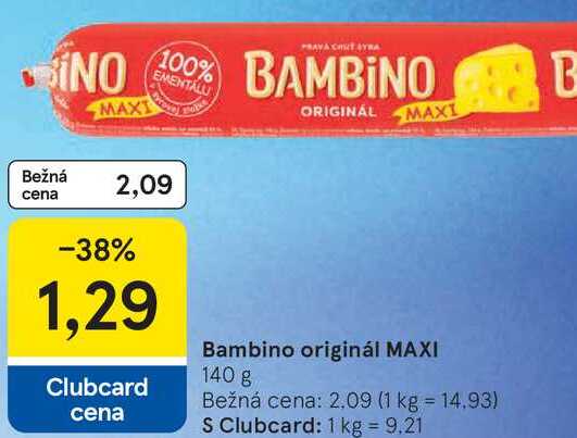 Bambino originál MAXI, 140 g