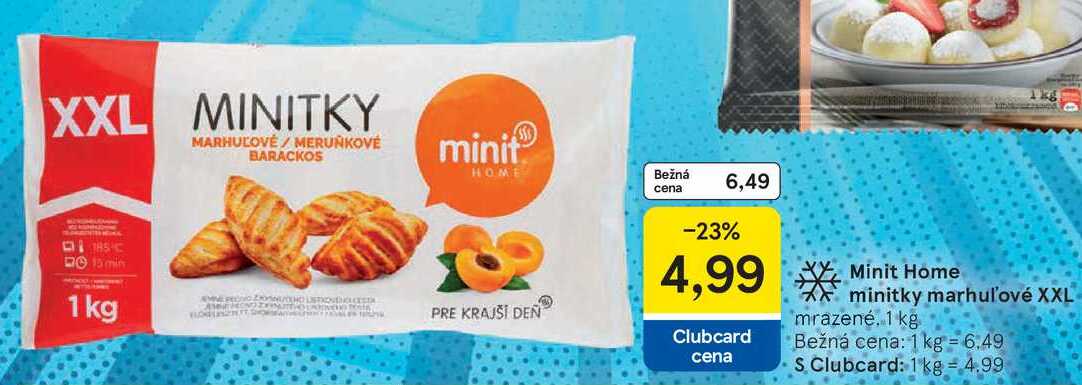 Minit Home minitky marhuľové XXL, 1 kg 