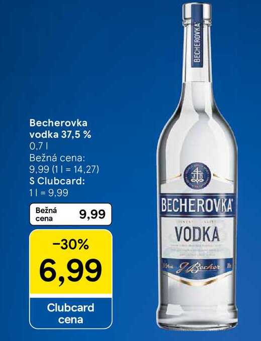 Becherovka vodka 37,5 %, 0,7 l